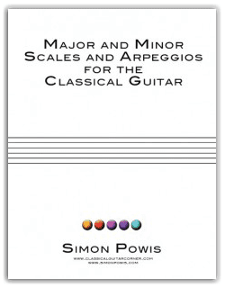 Classical Guitar Scale Book