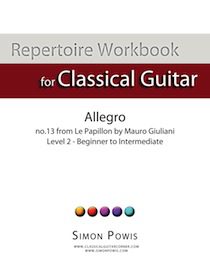 Allegro by Mauro Giuliani - Repertoire Workbook
