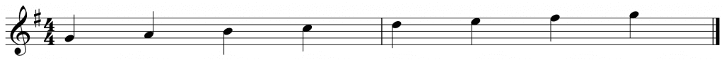 CGC Gmajor with key signature