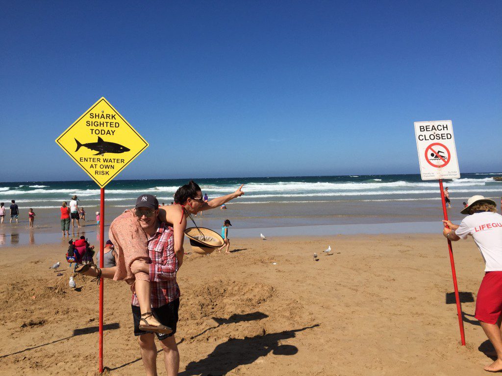 Australian classical guitarist narrowly avoids shark attack