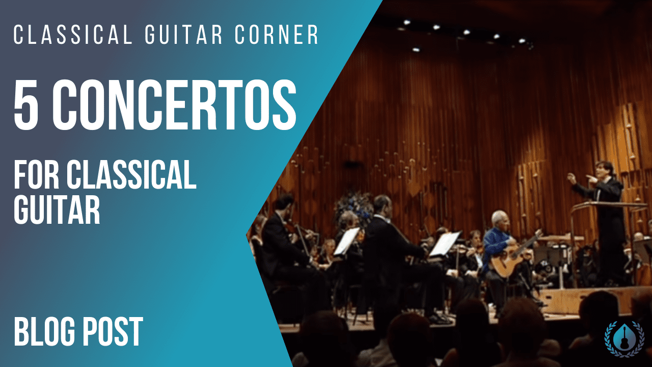 5 Concertos for classical guitar