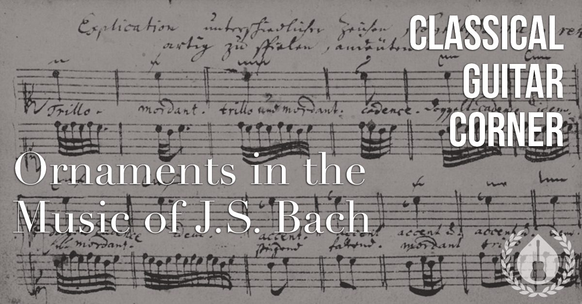 Ornamentation in the Music of J.S. Bach