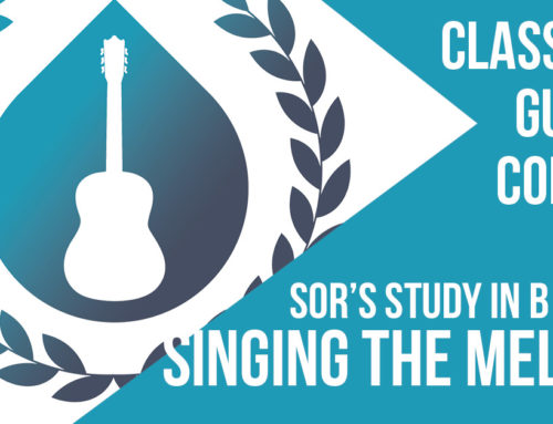 CGC 105 : Sor Study in Bminor – Singing and Playing the Melody