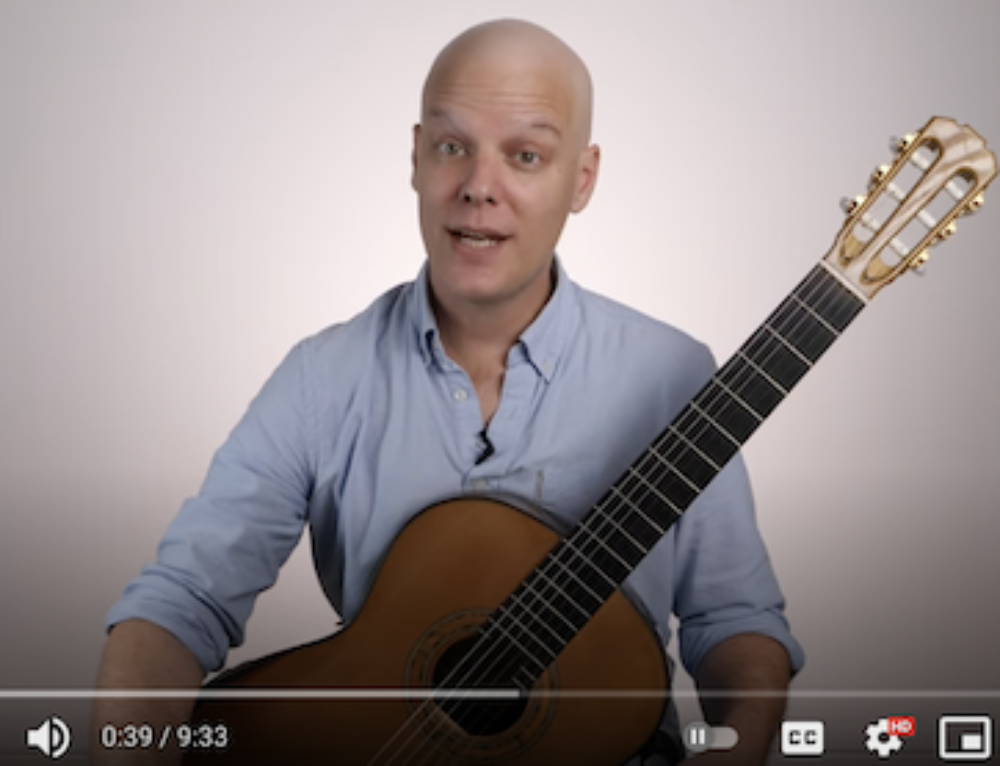 Thumb Rest Stroke and Flesh Stroke Classical Guitar Corner