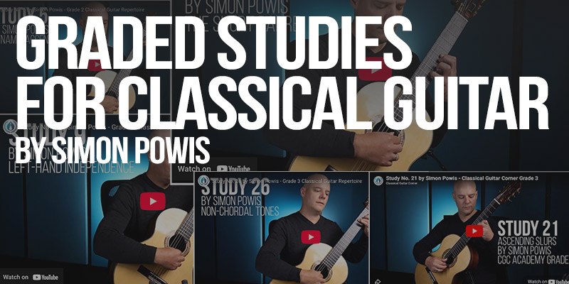Graded Studies for Classical Guitar by Simon Powis