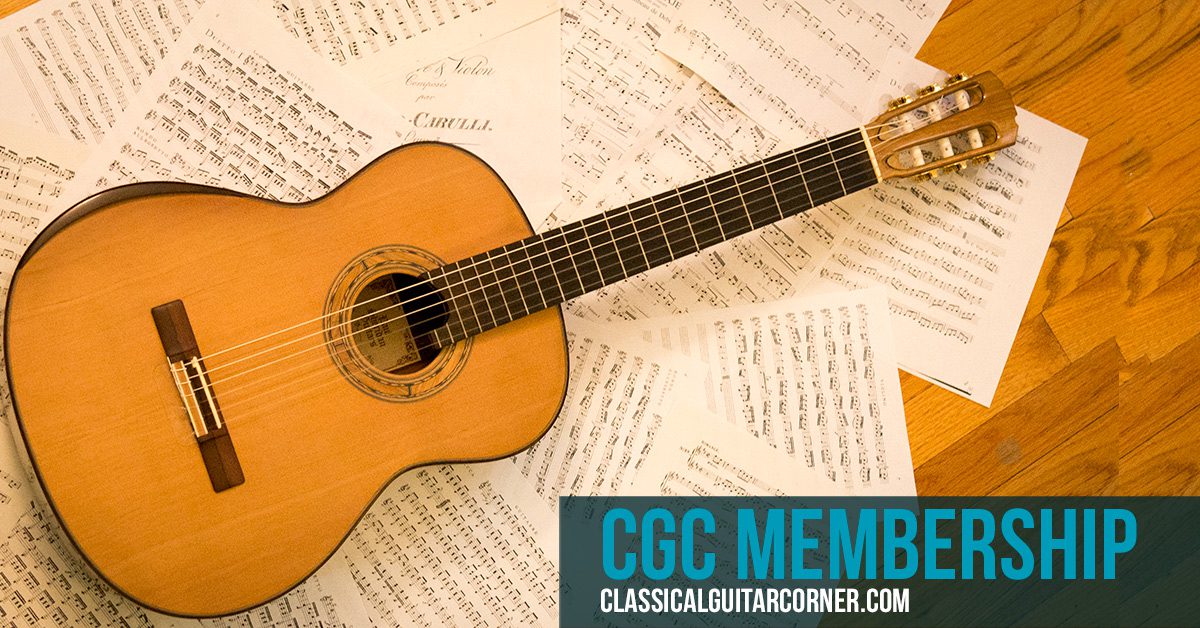 Memorizing music on the classical guitar