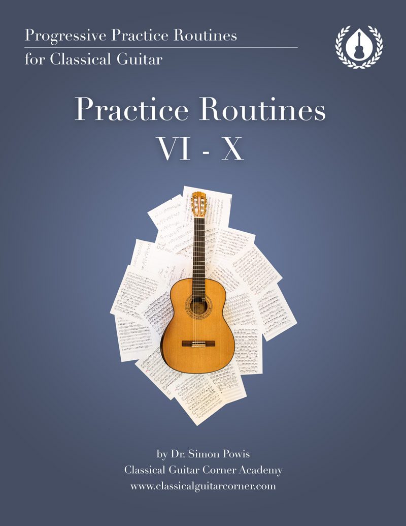 4 Practice Templates for Classical Guitar: Practice Routines Book 2