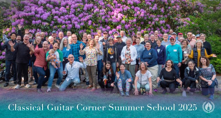 The Classical Guitar Corner Summer School community in 2025