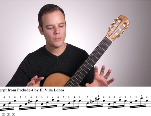 Villa-Lobos Prelude 4 Arpeggios