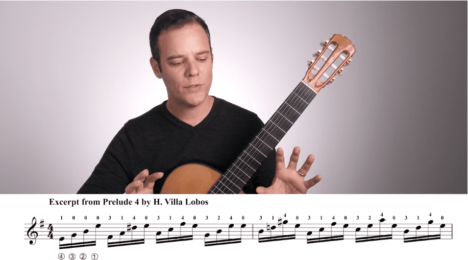 Villa-Lobos Prelude 4 Arpeggios