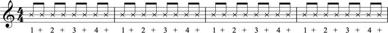 Eighth note claps