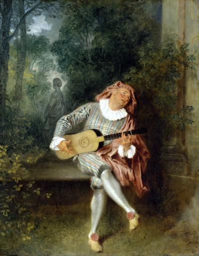 Jean-Antoine Watteau's painting Mezzetin