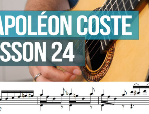 Napoléon Coste Lesson 24