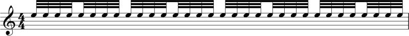 Thirty-second notes