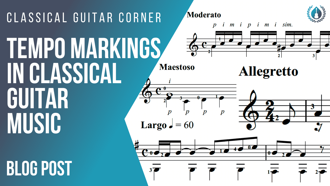 Classical Guitar Tempo Markings