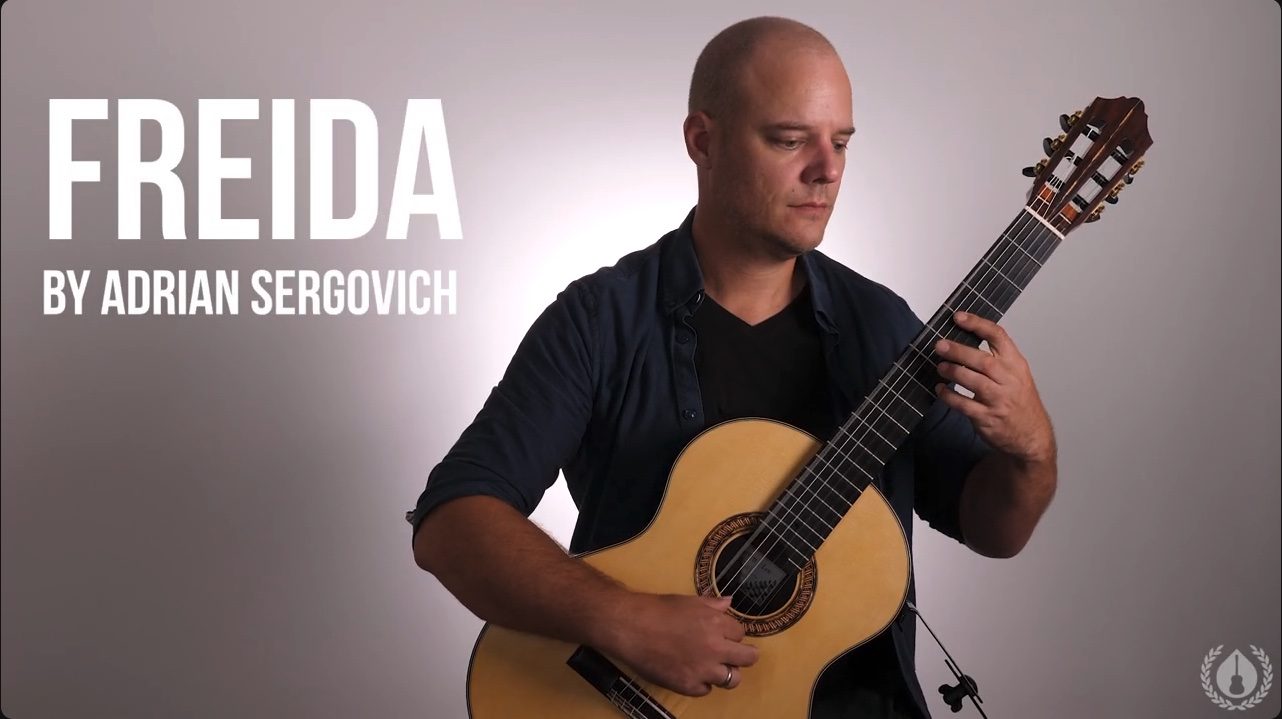 freida by adrian sergovich for classical guitar