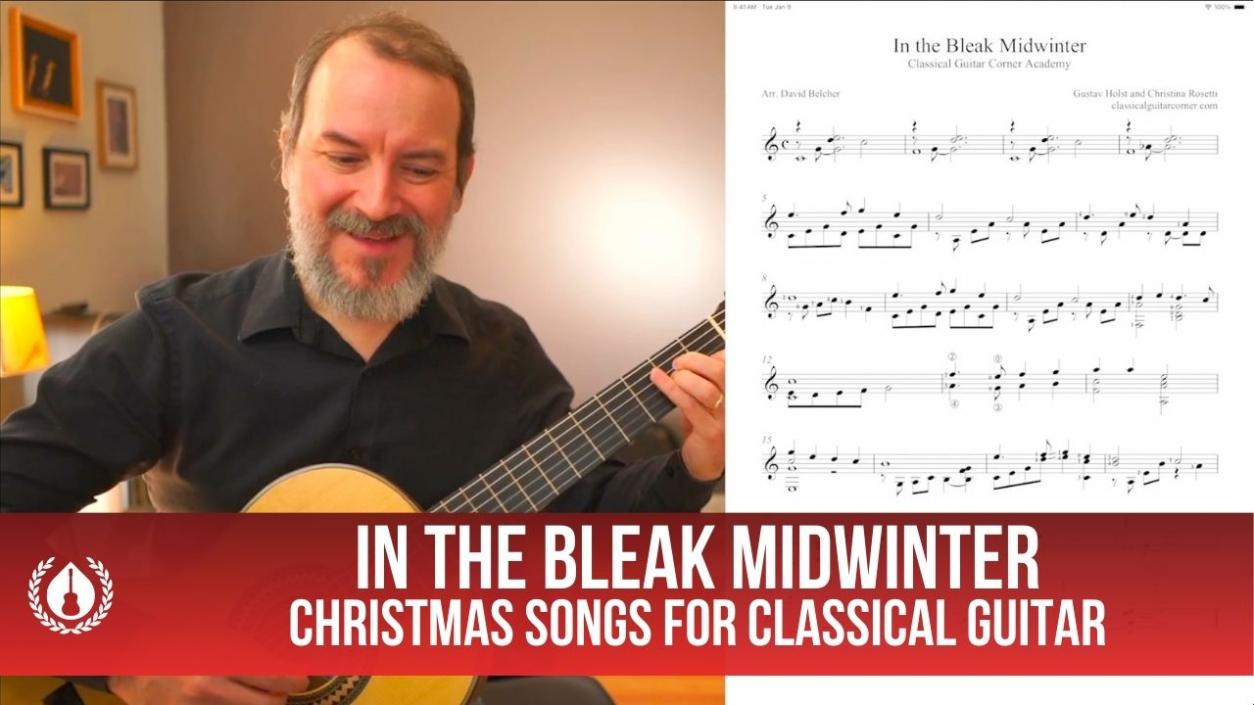 In the Bleak Midwinter Classical Guitar Lesson
