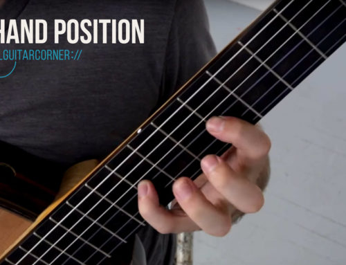 Classical Guitar Left Hand Position
