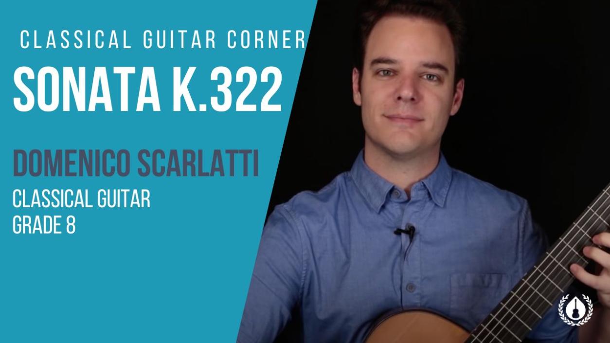Scarlatti's Sonata K.322 for Classical Guitar