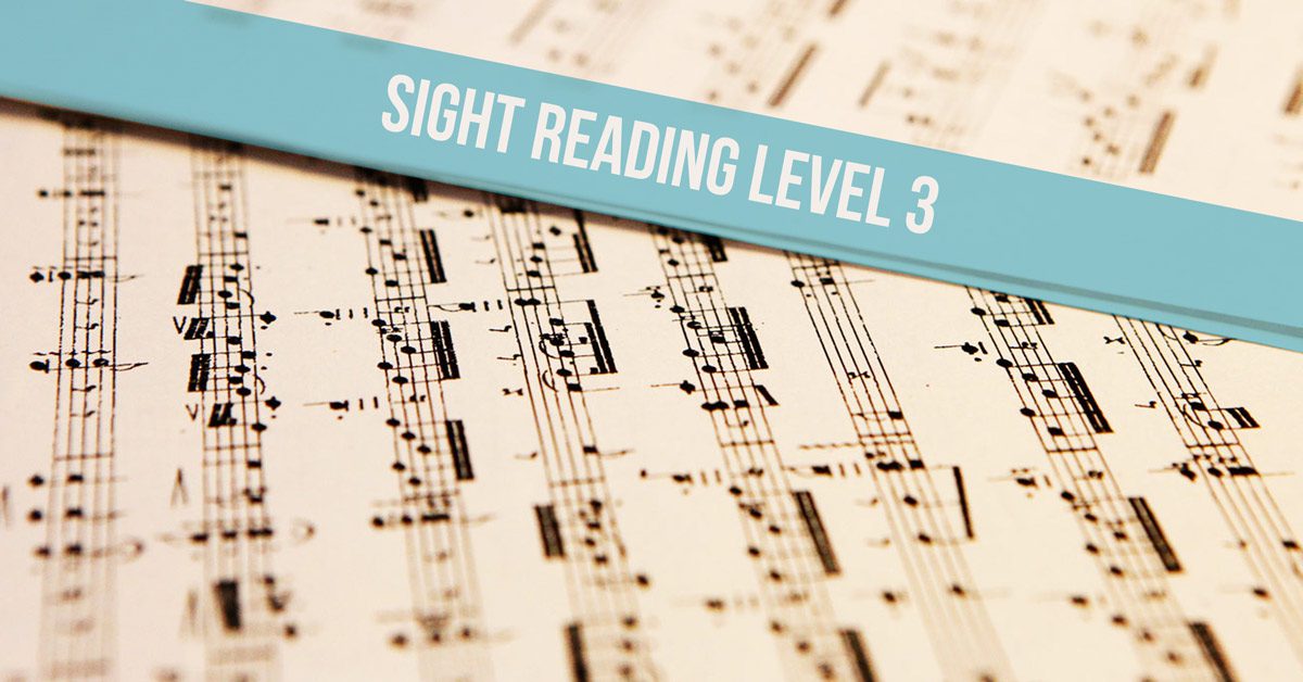Sight Reading with Rhythmic Subdivision
